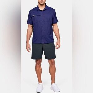 Mens UA Motivate Vented Shorts Grey‎ Size Black NWOT